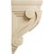 Ekena Millwork 2 5/8"W x 3 3/4"D x 6 5/8"H Small Fig Leaf Corbel, Rubberwood COR02X03X06FIRW - alternate 2